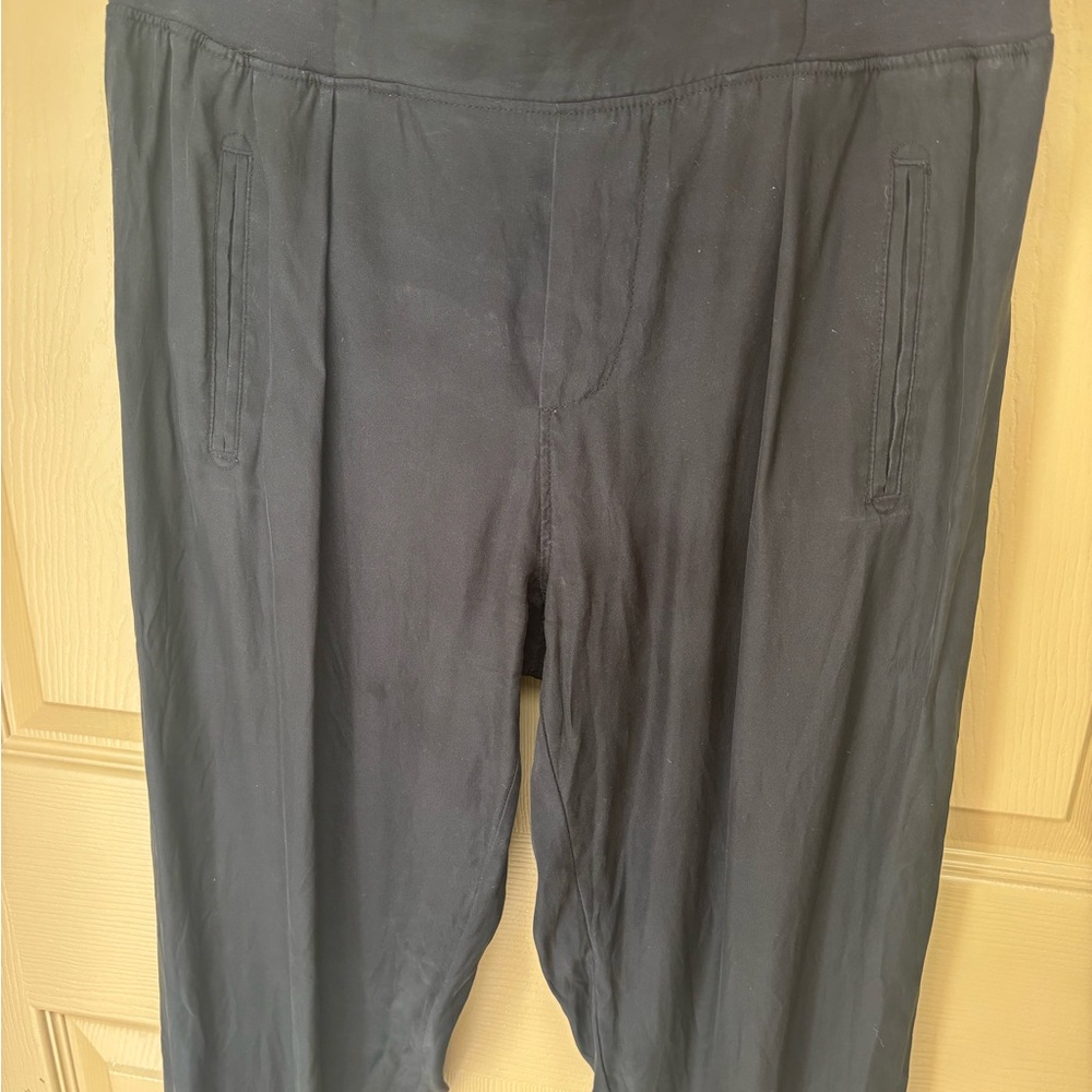 A.T.M. Silk Black Joggers